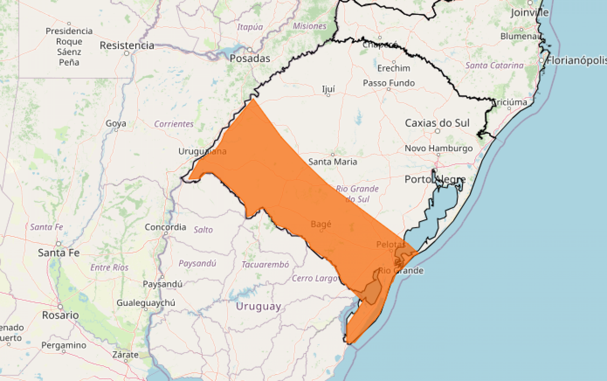 Inmet emitiu primeiro alerta de perigo para tempestades no RS às 3 horas desta sexta-feira | Jornal NH