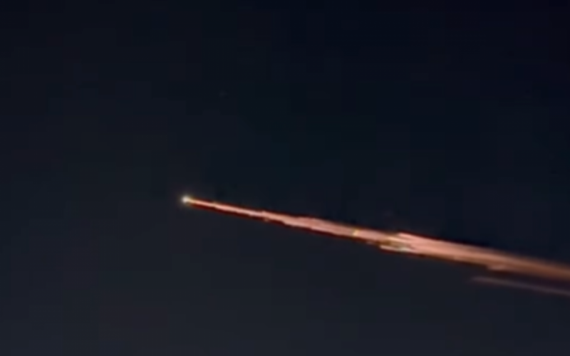As luzes de fogo foram registradas no cÃ©u da regiÃ£o Nordeste do PaÃ­s