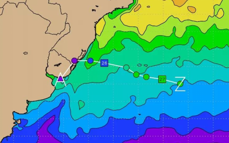 CICLONE: Saiba qual será a rota do fenômeno que atinge a costa do Rio Grande do Sul nesta segunda-feira de Natal | abc+
