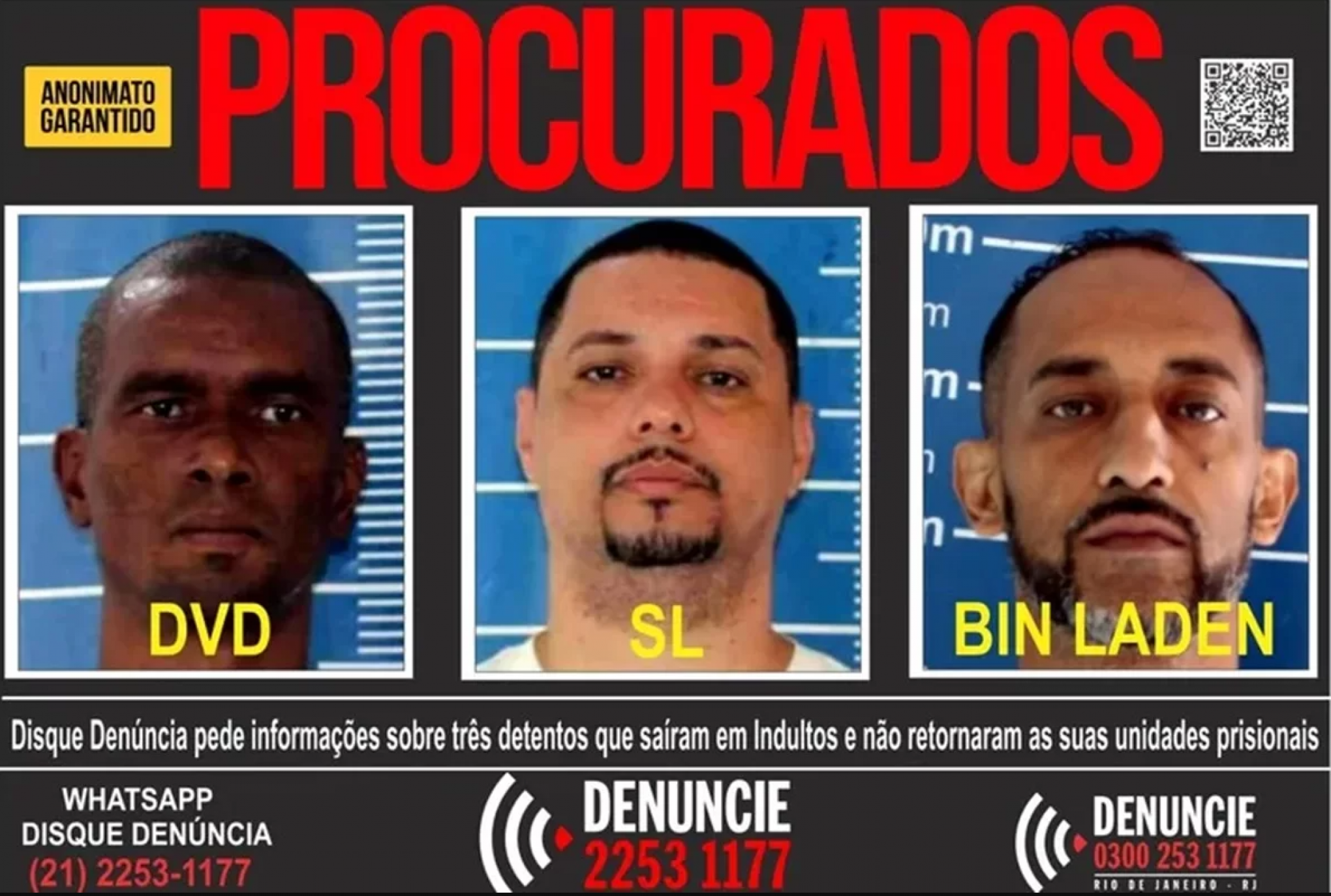 SAIDINHA DE NATAL: Chefes do tráfico não voltam à cadeia após receberem indulto