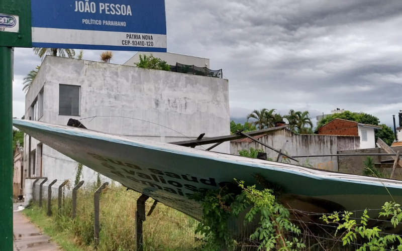 Outdoor cai na Primeiro de MarÃ§o em NH