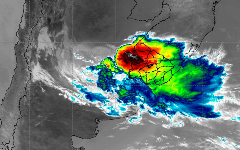 Uruguai registrou ventos de 137.5 km/h nesta terça com chegada da onda de tempestades | abc+