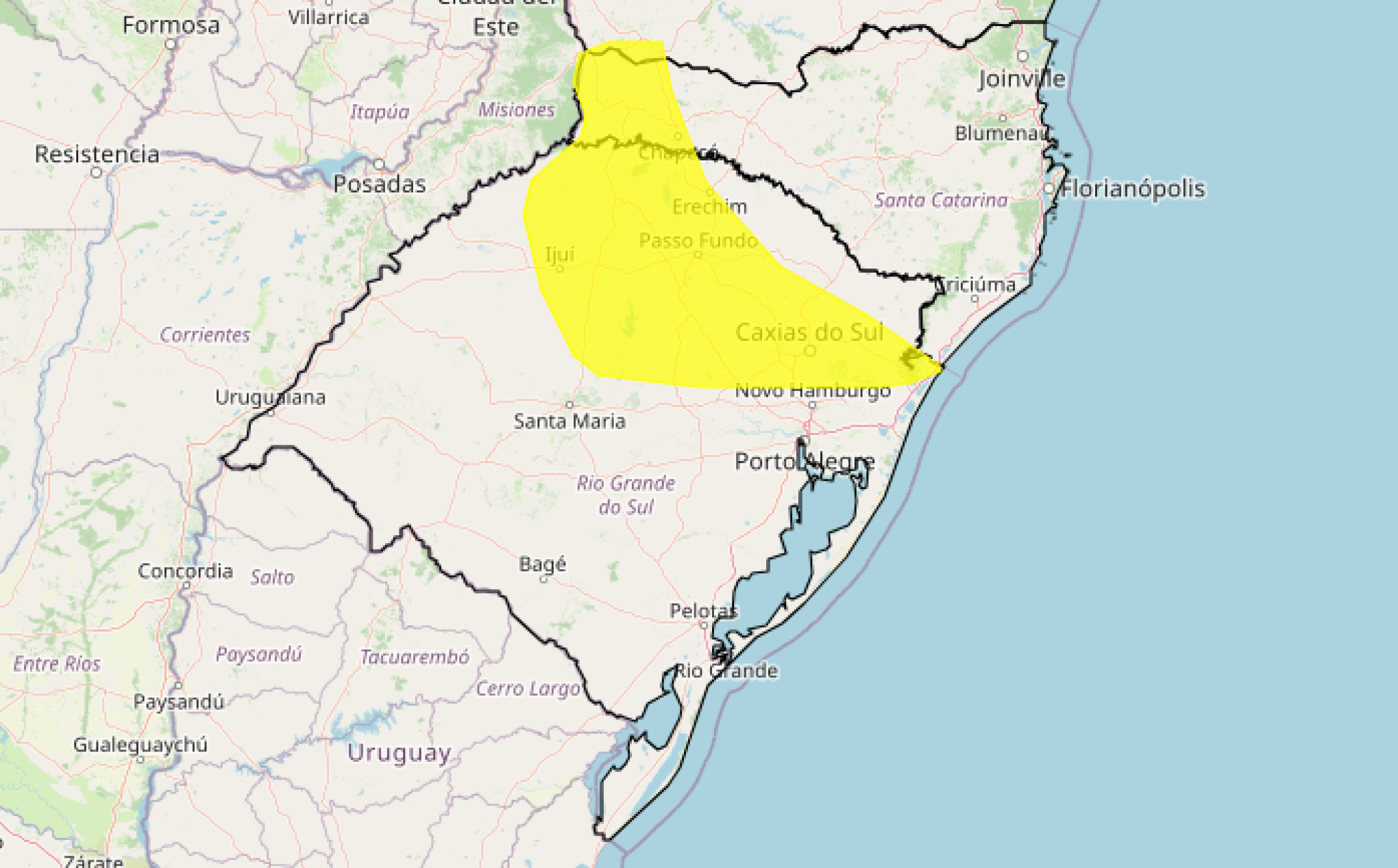 Inmet faz novo alerta de tempestade para o Sul do Brasil nesta quarta-feira | abc+