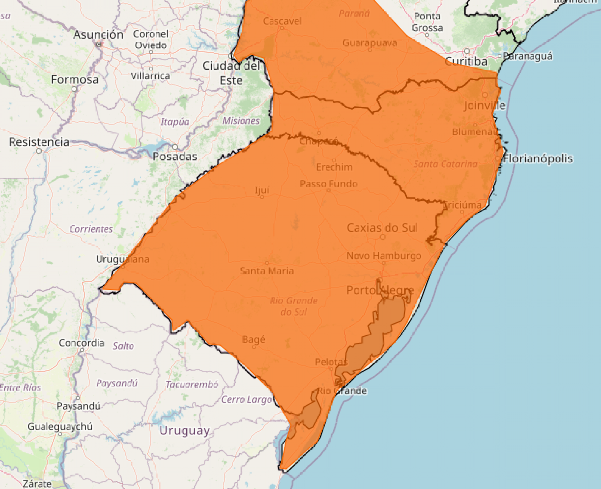 PREVISÃO DO TEMPO: Inmet alerta para temporais em todo o Rio Grande do Sul nesta terça-feira