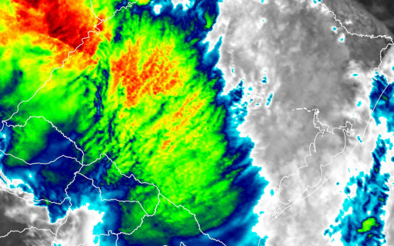 PREVISÃO DO TEMPO: O pior já passou? Mapa mostra a passagem de frente fria pelo território gaúcho | abc+