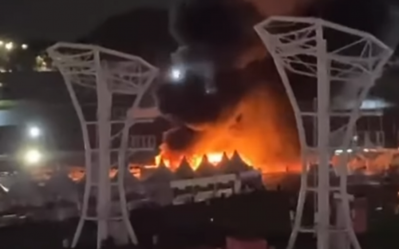 Incêndio atinge estrutura montada para o Lollapalooza em São Paulo | abc+