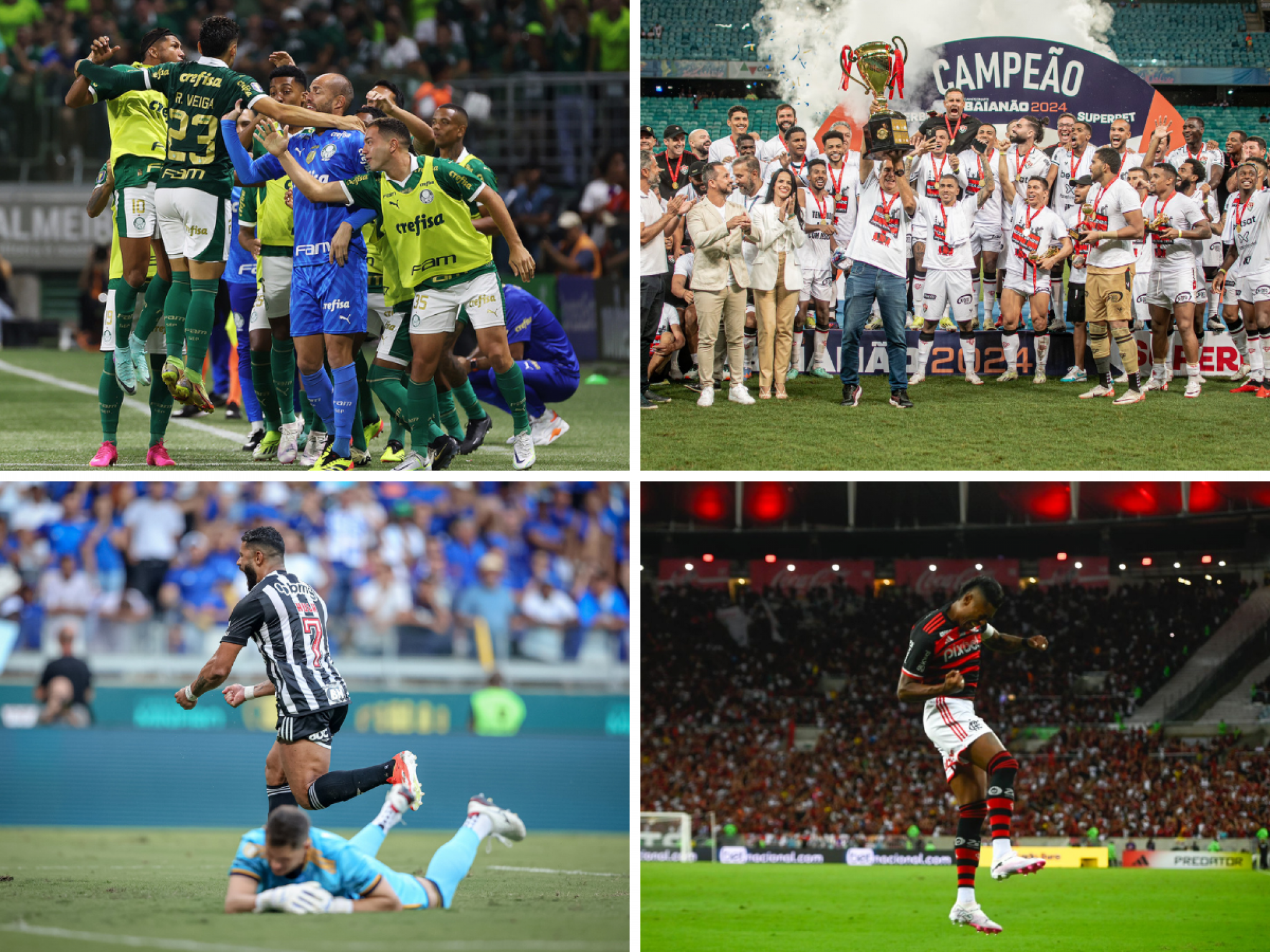 Palmeiras, Flamengo, Atlético-MG e quem mais? Veja os campeões dos principais estaduais pelo Brasil