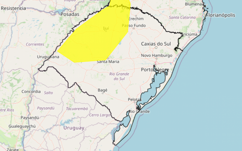 PREVISÃO DO TEMPO: Chuva atinge o Rio Grande do Sul a partir desta quarta-feira; Inmet alerta para temporais | abc+