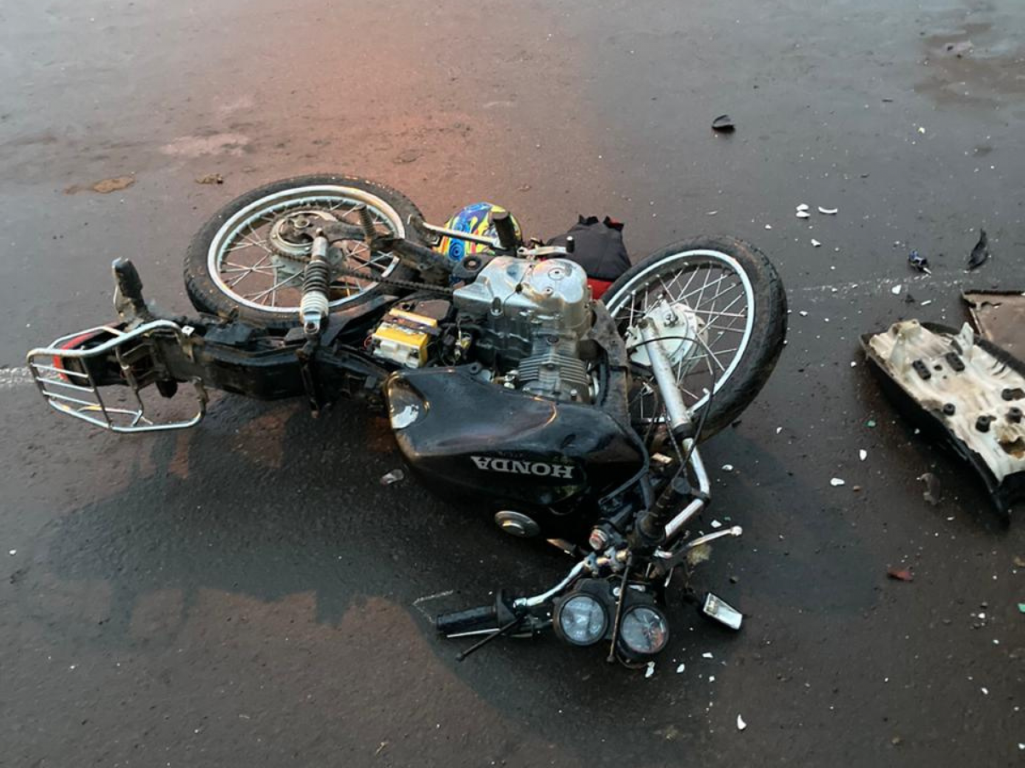 MORTE NO TRÂNSITO: Motociclista morre em colisão em Rolante