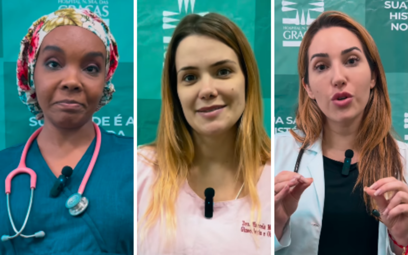 Thelma, Marcela e Amanda reforçam equipe médica de hospital de Canoas | abc+