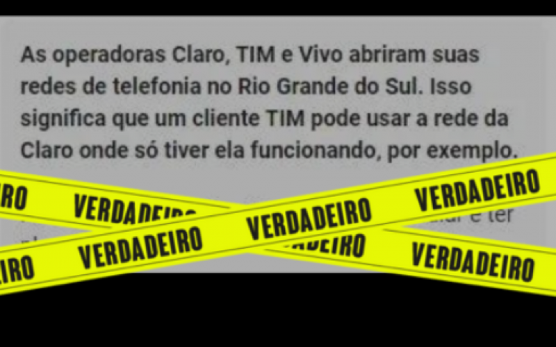 É verdade que TIM, Claro e Vivo liberaram acesso a sinal entre clientes | abc+