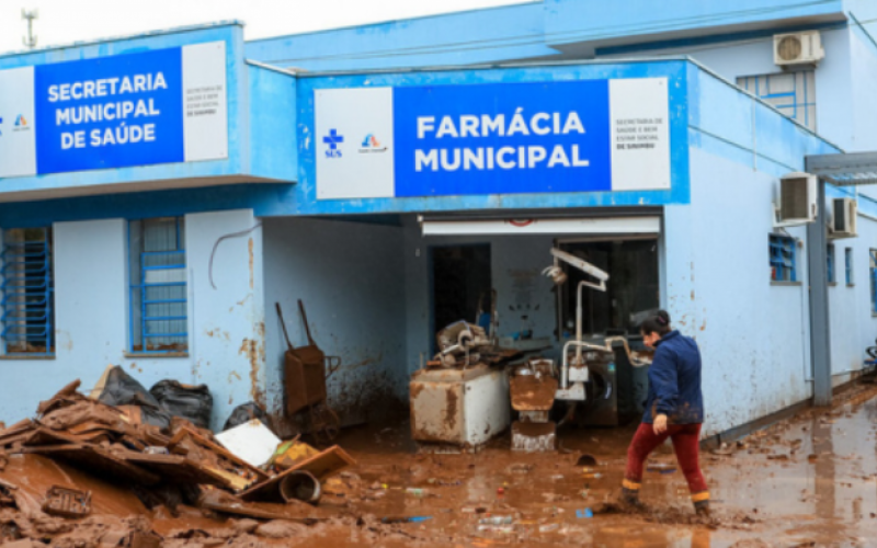 Farmácia municipal de Sinimbu ficou destruída | abc+