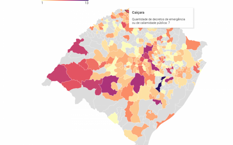 303 municípios afetados já decretaram situação de emergência ou calamidade pública | abc+