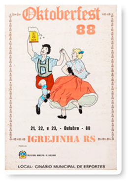 Cartaz da primeira Oktoberfest de Igrejinha em 1988 | abc+