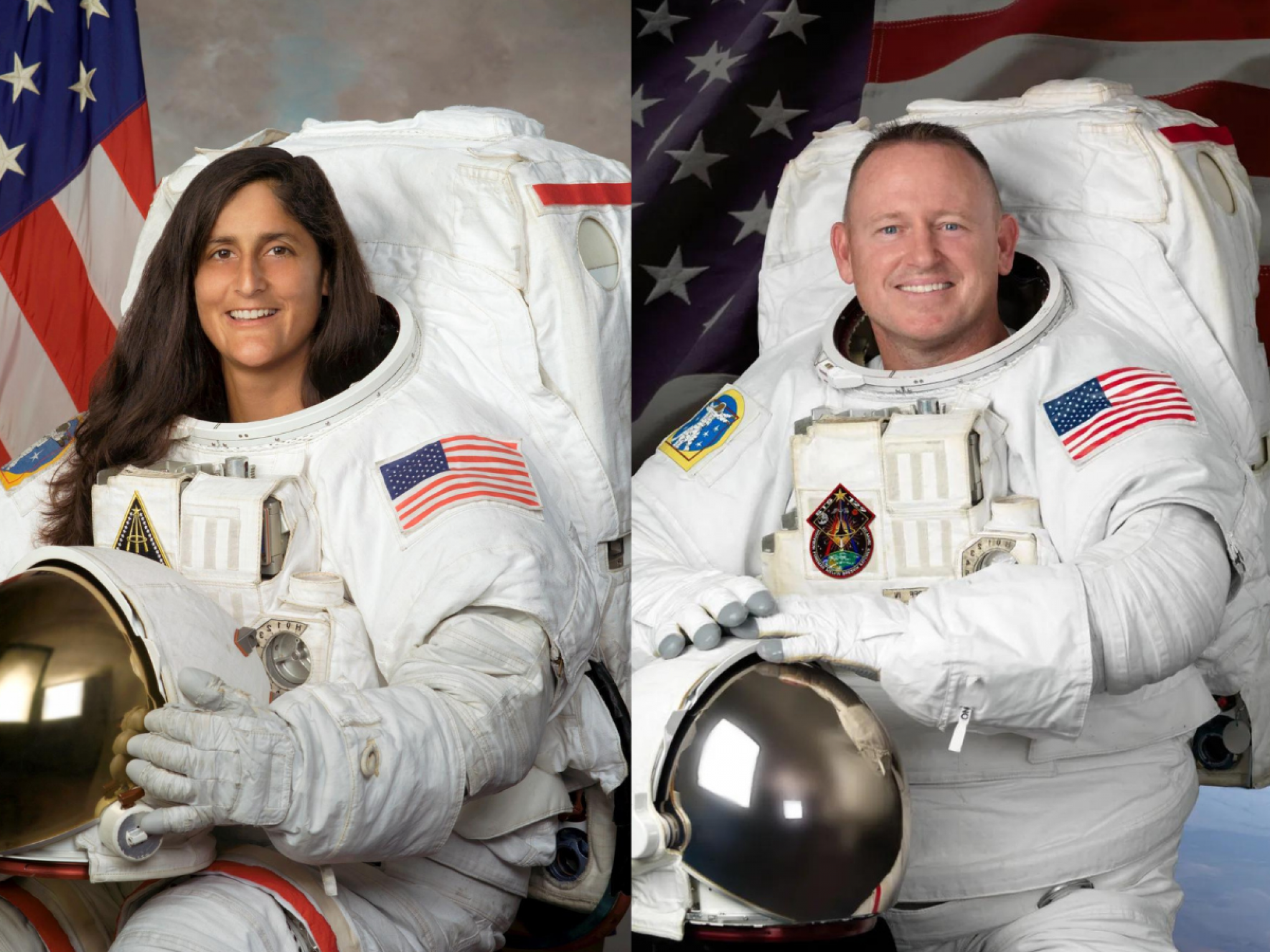 Quem são os astronautas que estão há três semanas 'presos' no espaço