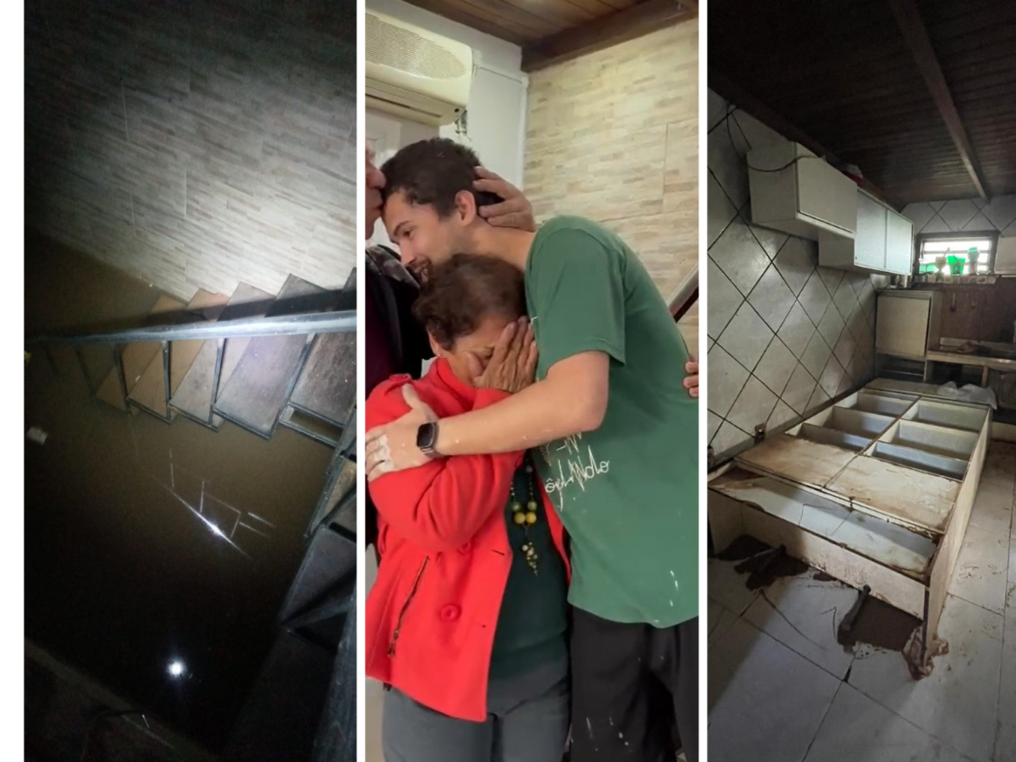 VÍDEO: Neta surpreende avós com casa nova depois da enchente em São Leopoldo