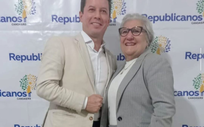 Beth Colombo (Republicanos) e Gilson Oliveira (Democracia Cristã) formam chapa 