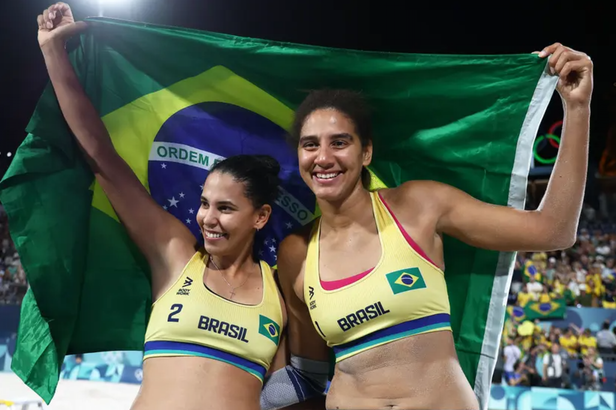 Duda e Ana Patrícia levarão bandeira do Brasil no encerramento dos Jogos de Paris