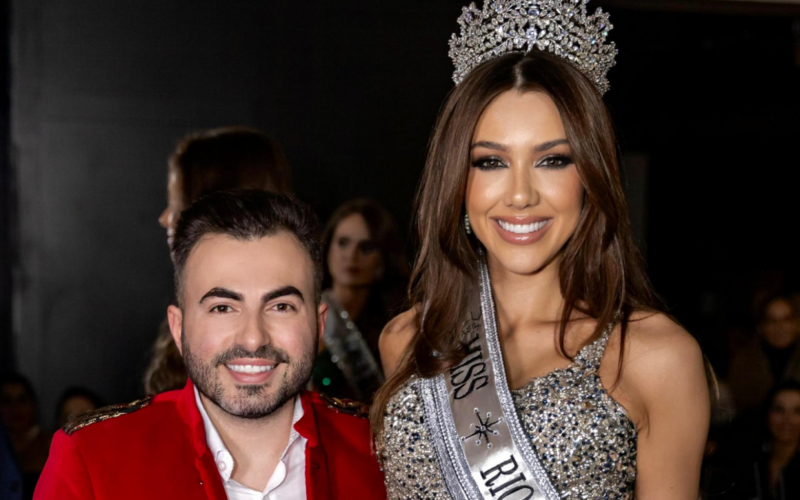 Coordenador Paulo Linhares e Miss Universe RS 2024, Eduarda Dallagnol | abc+