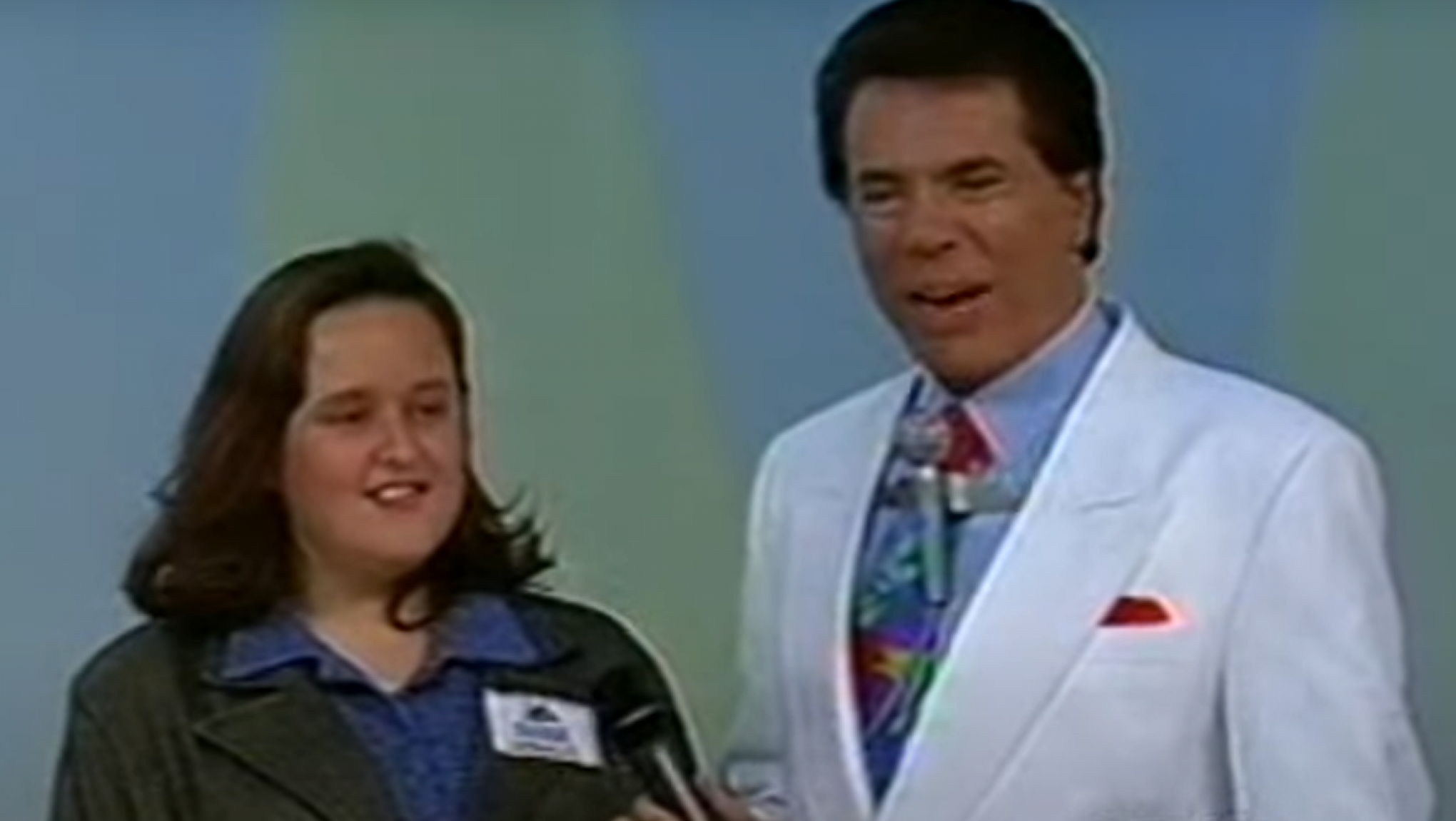 Daiane participou do programa Tentação, do Silvio Santos, em 1997 | abc+