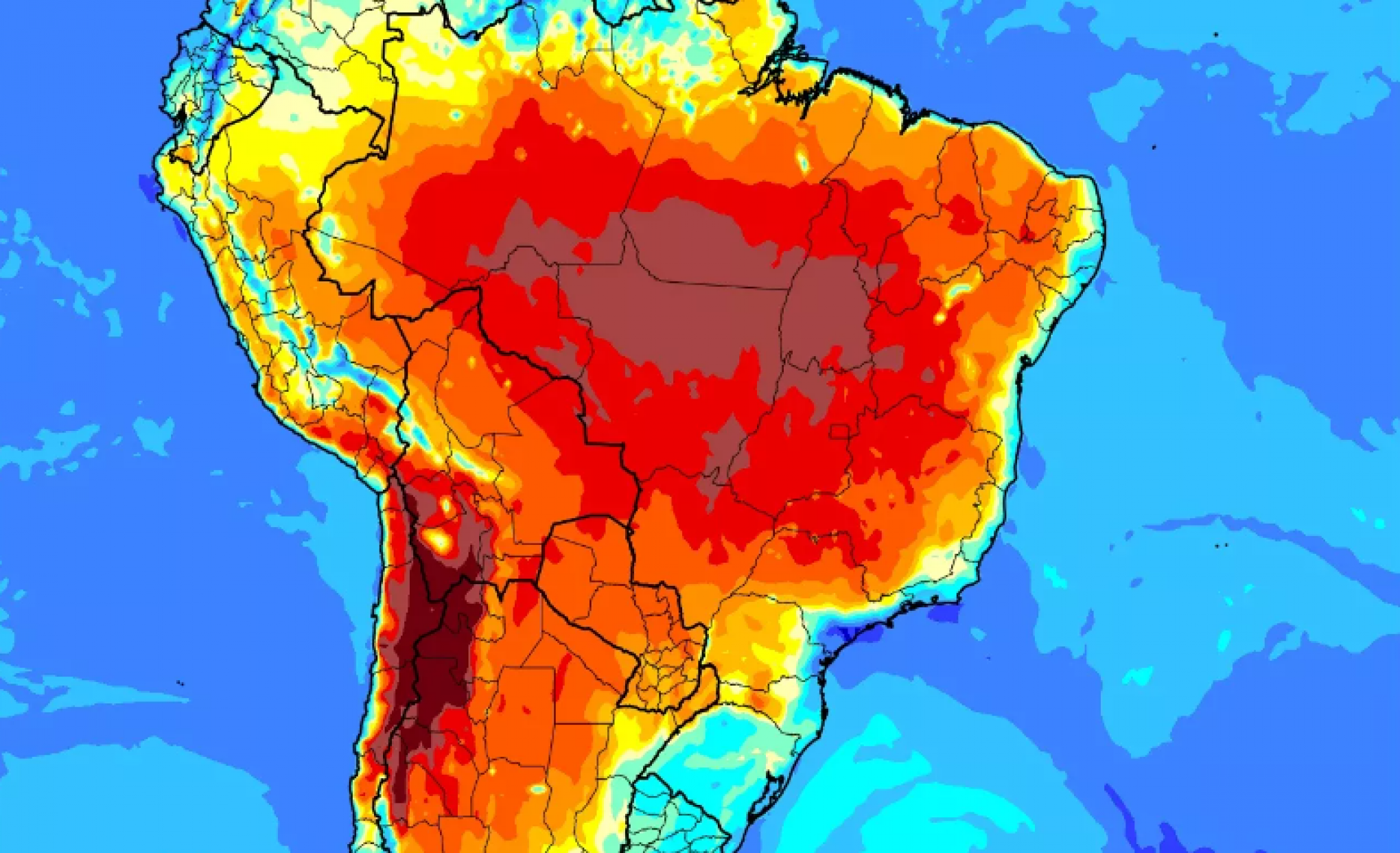 Mapa mostra o ar seco que atua sobre o País | abc+