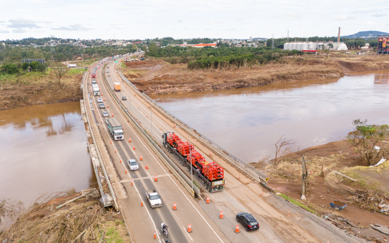  BR-386: Trecho de ponte sobre o Rio Taquari terá interdição a partir desta quarta-feira | abc+