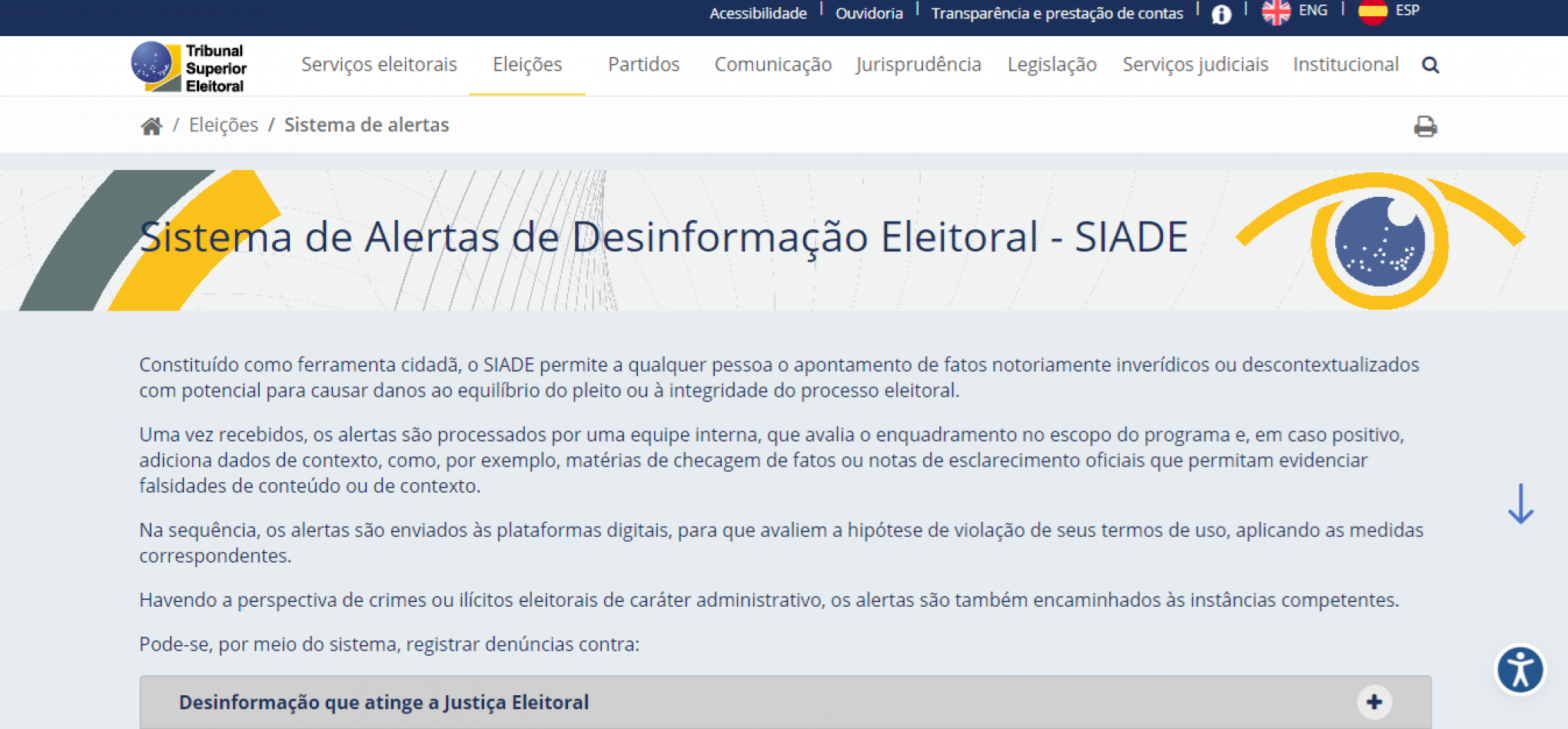 Sistema permite que qualquer pessoa faça a denúncia de fatos inverídicos ou descontextualizados  | abc+