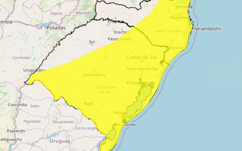 PREVISÃO DO TEMPO: Inmet alerta para queda nas temperaturas e cidades gaúchas podem ter 1°C | abc+