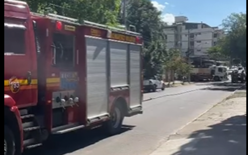 Bombeiros tiveram que isolar áreas do Centro devido ao vazamento de gás