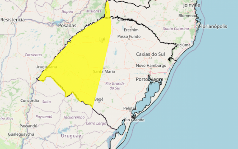 PREVISÃO DO TEMPO: Inmet alerta para tempestades com vento e granizo no Rio Grande do Sul | abc+