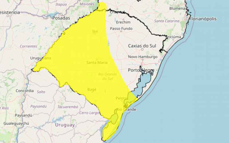 PREVISÃO DO TEMPO: Inmet alerta para chuva nas próximas horas no RS | abc+