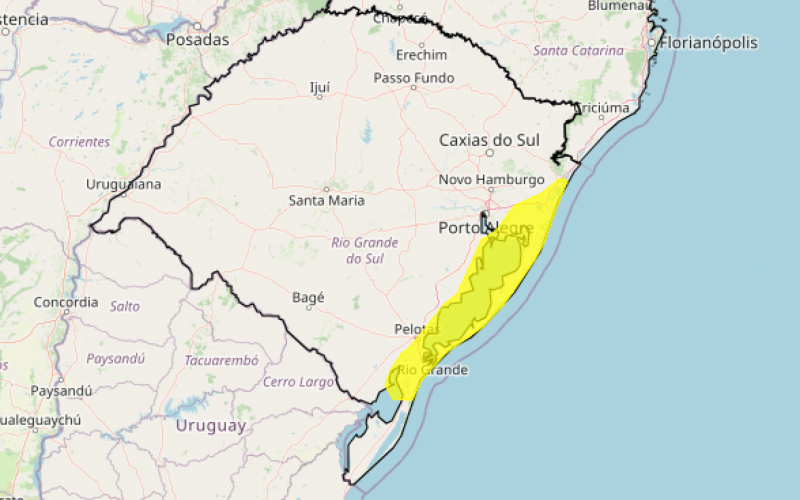 Inmet alerta para rajadas de vento no litoral do Rio Grande do Sul | abc+