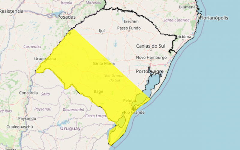 PREVISÃO DO TEMPO: Inmet alerta para tempestade no RS nas próximas horas | abc+