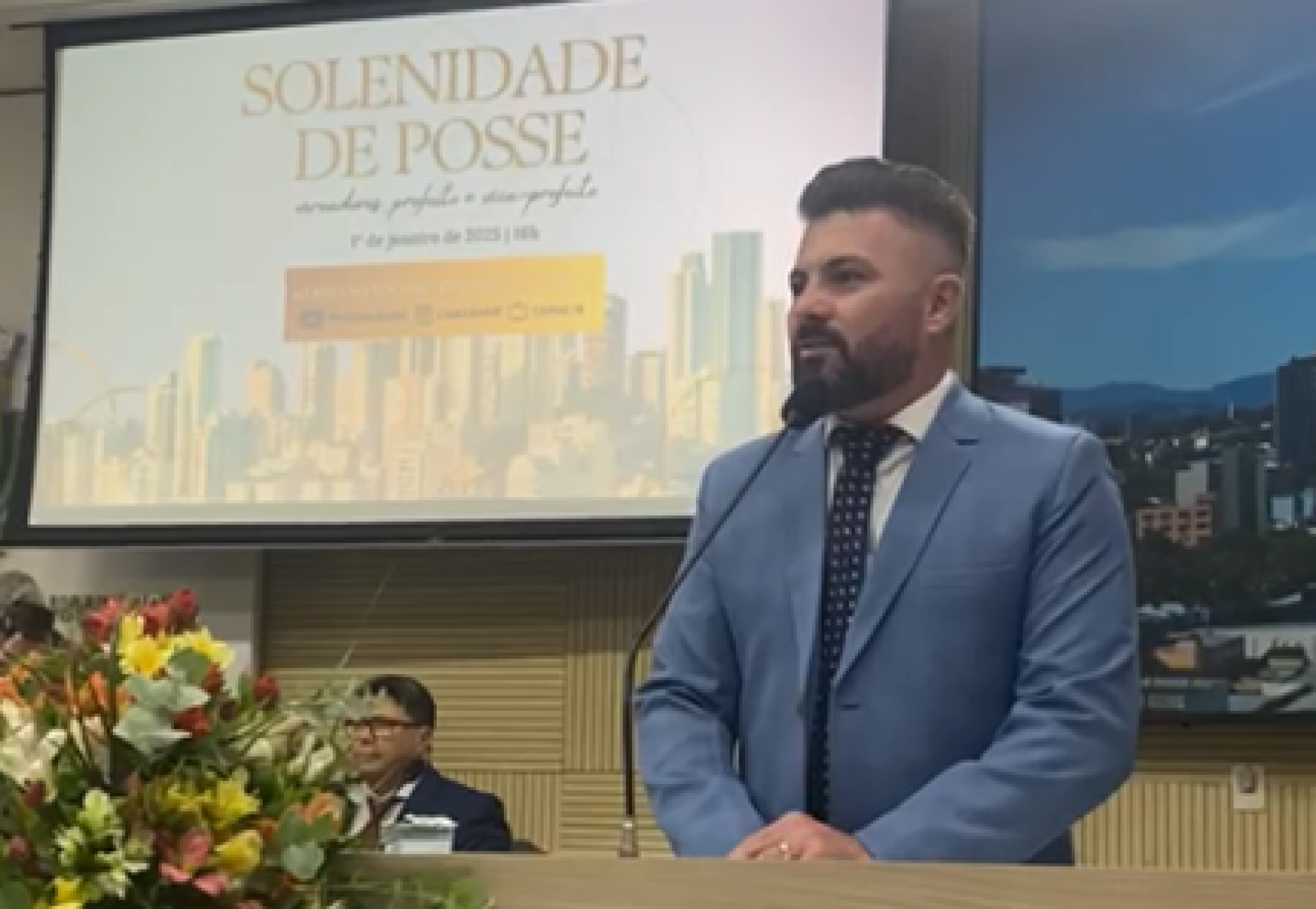 Gustavo Finck toma posse como prefeito de Novo Hamburgo
