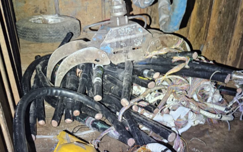 Cabos encontrado em reciclagem de Canoas foram os mesmos subtraídos em Bento Gonçalves