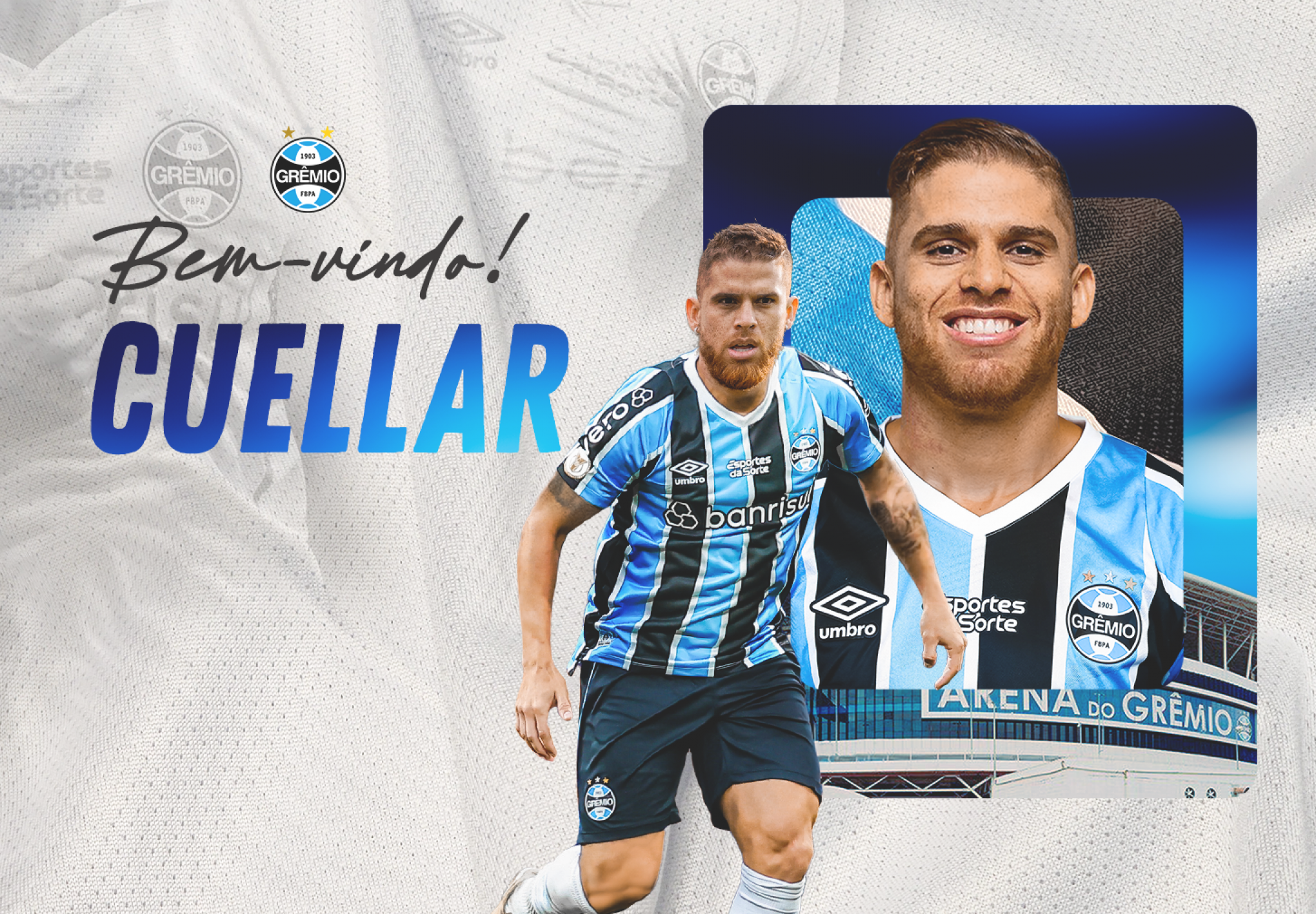 Grêmio anuncia contratação do volante Gustavo Cuellar