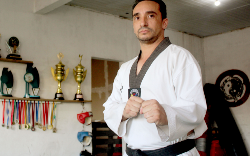Aos 43 anos, o experiente Anderson Oliveira reabriu a academia Ryong no Fátima