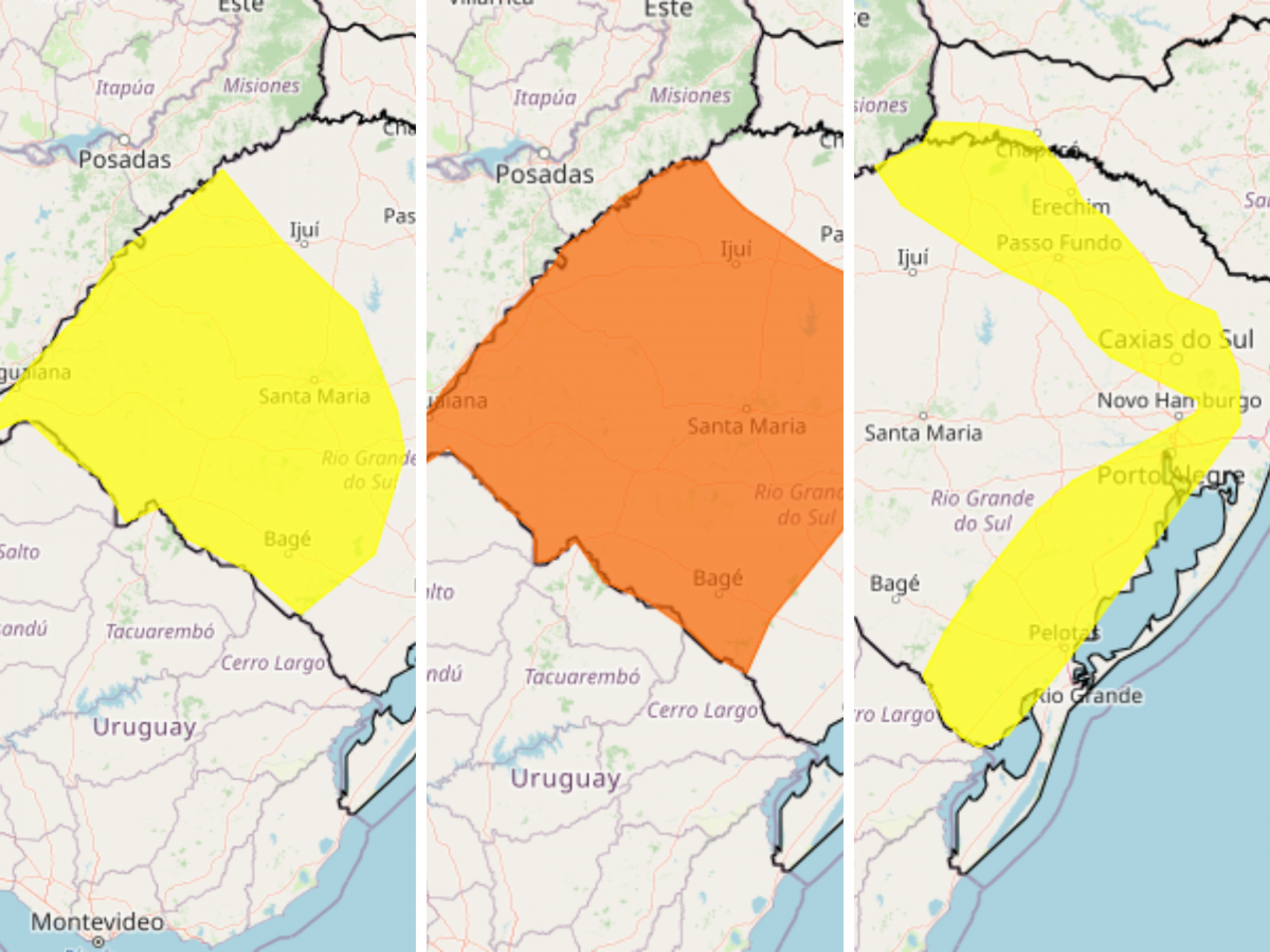 ONDA DE CALOR: Com termômetros em elevação, Inmet publica 3 alertas para o Rio Grande do Sul