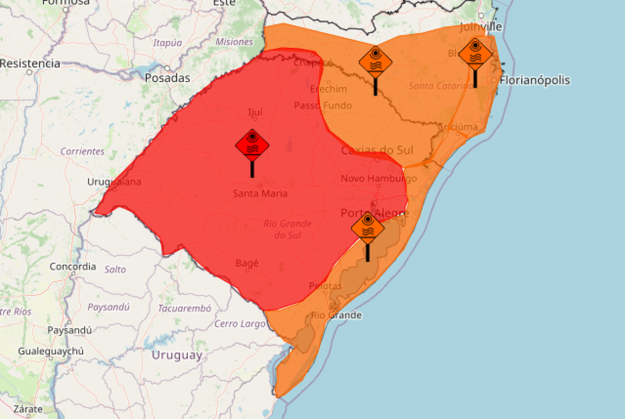 Inmet emite novos alertas para o Rio Grande do Sul | abc+