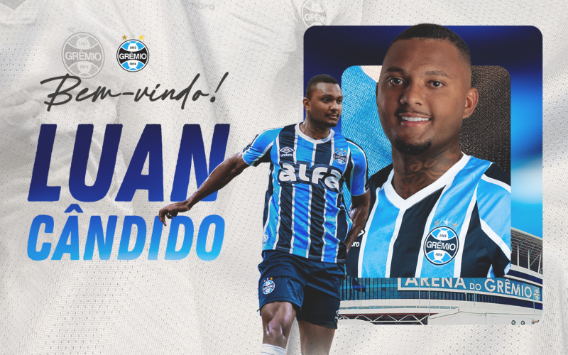 Grêmio anuncia a contratação do lateral-esquerdo Luan Cândido | abc+