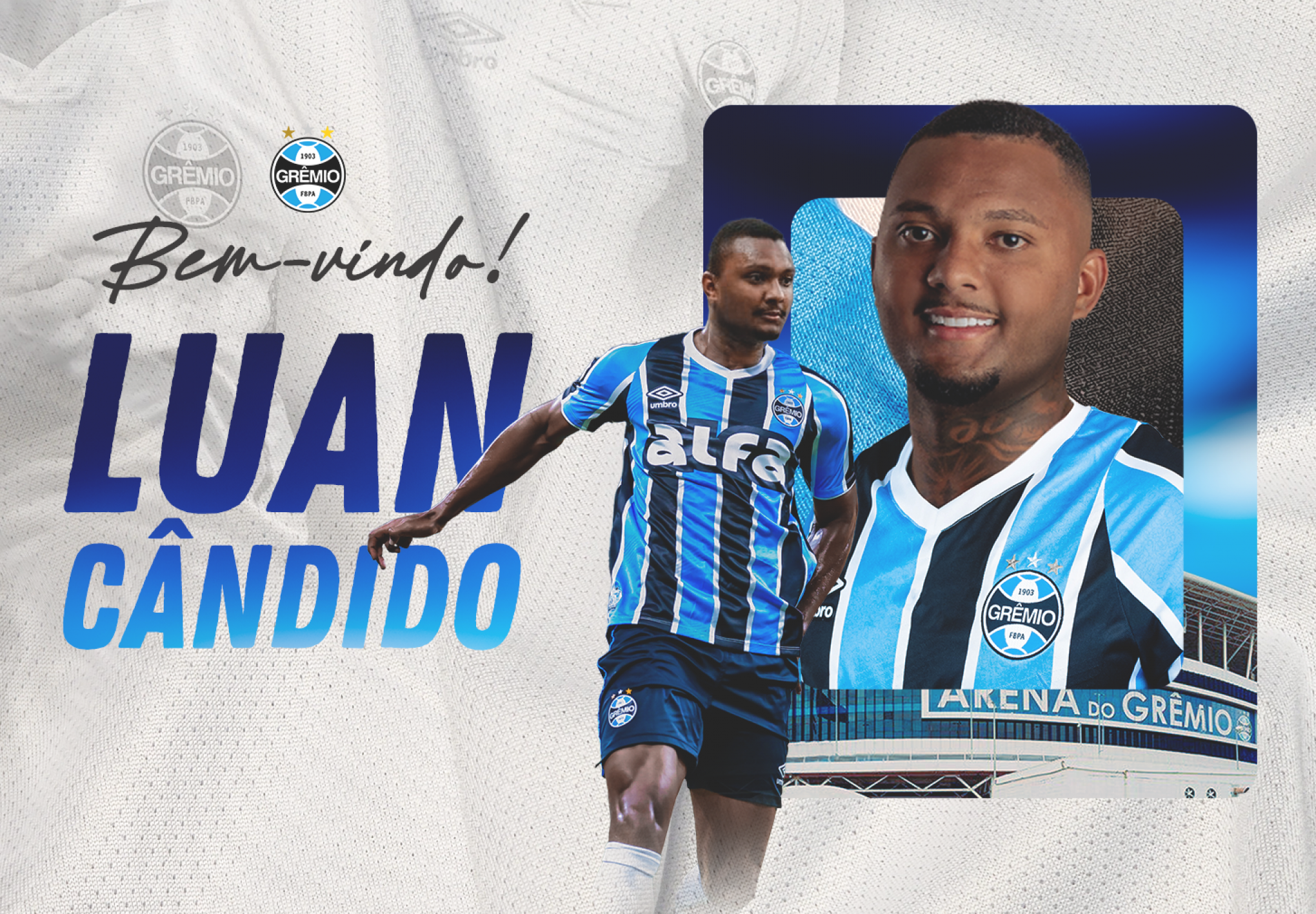 Grêmio anuncia lateral-esquerdo ex-Bragantino