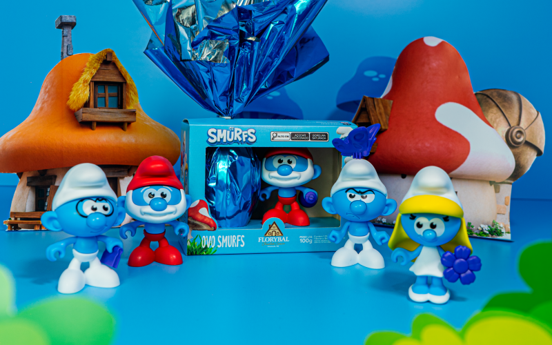 Florybal terá linha autorizada de Os Smurfs para a Páscoa