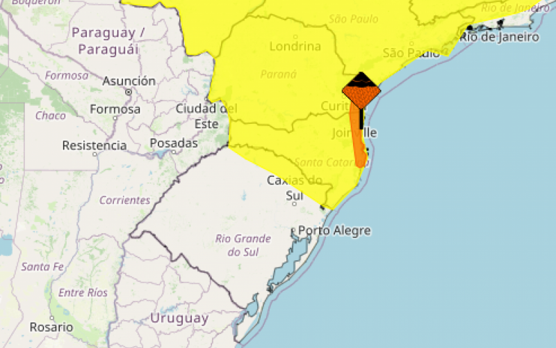 Inmet possui dois alertas para altos acumulados e chuva forte até quinta-feira | abc+