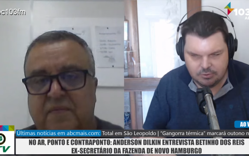 Betinho dos Reis, ex-secretário da Fazenda de Novo Hamburgo, em entrevista à Rádio ABC 103.3 FM  | abc+