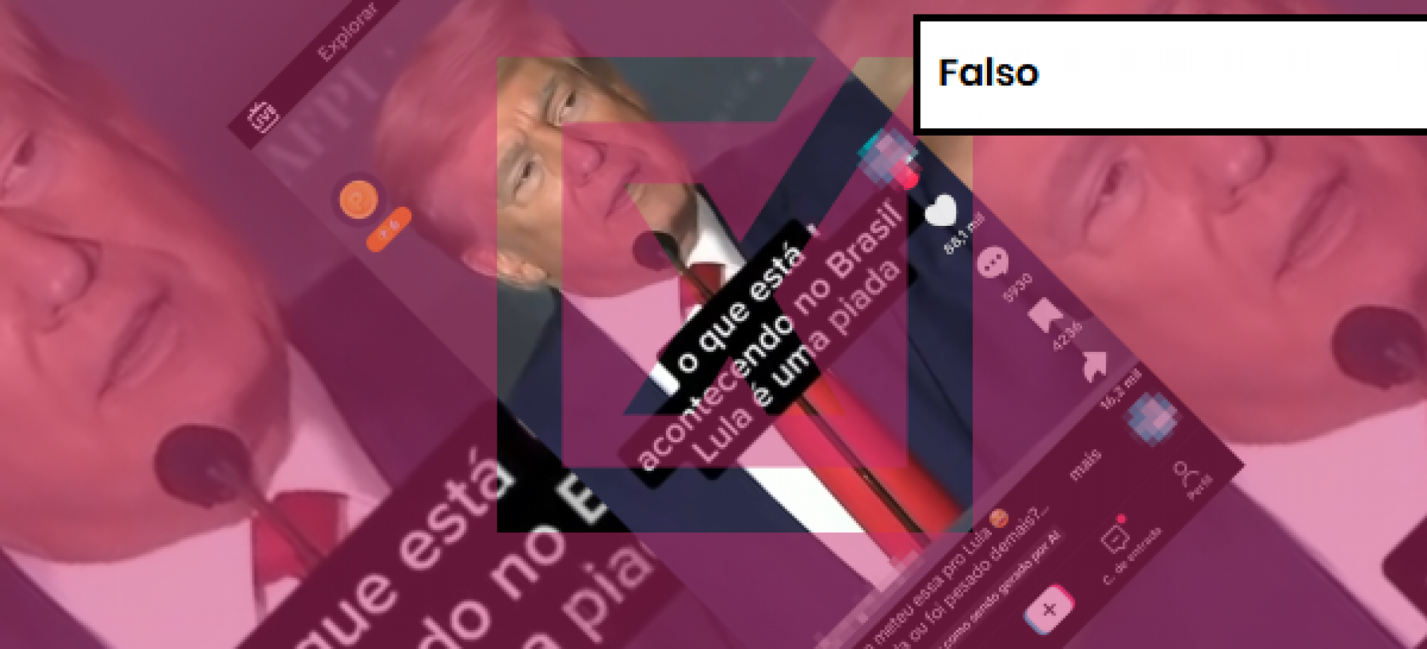 PROJETO COMPROVA: Trump não chamou Lula de "palhaço corrupto"; áudio foi manipulado