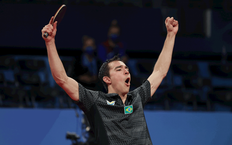 Hugo Calderano vence e avança à final do Mundial de Tênis de Mesa | abc+