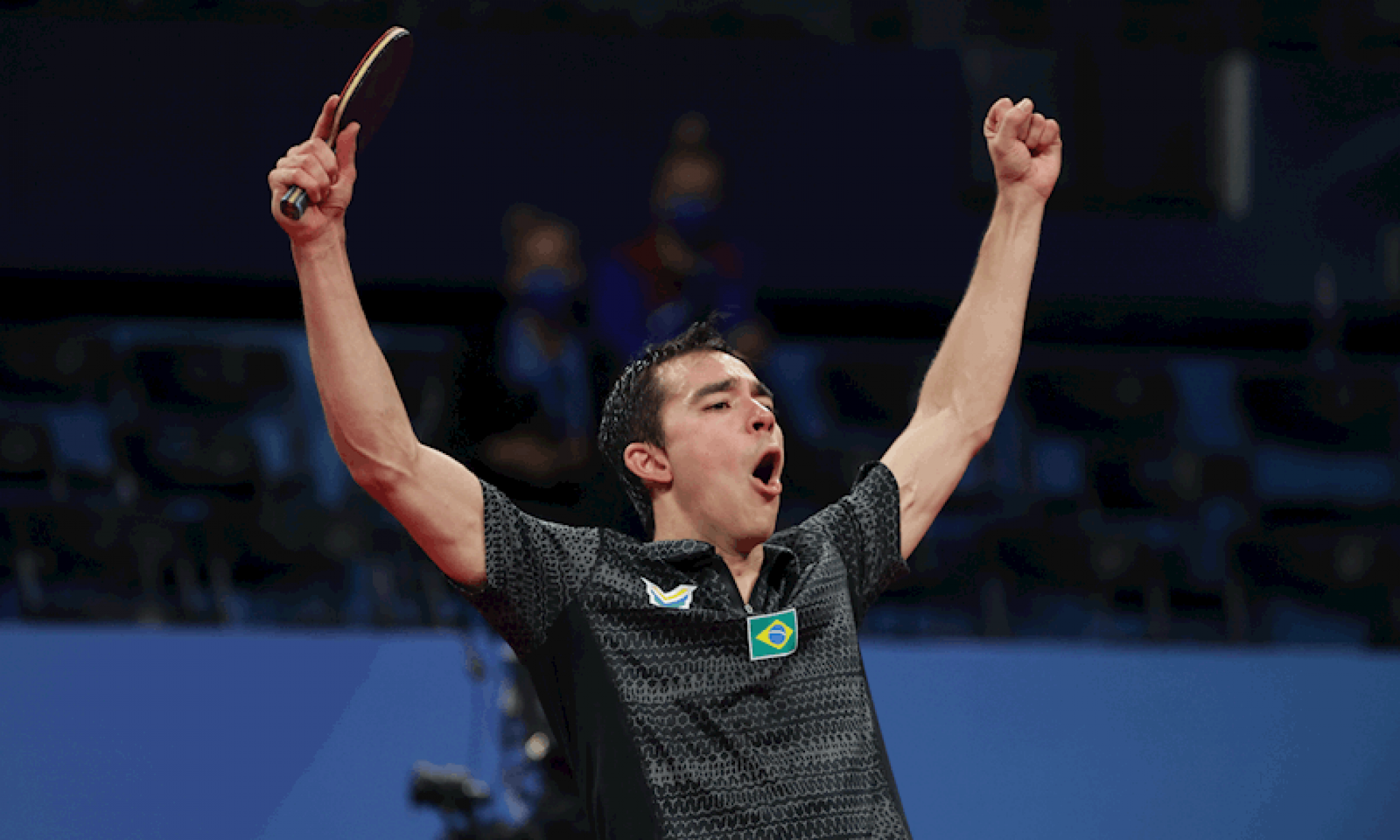 Calderano vence chinês em jogo emocionante e vai a final inédita do Mundial de tênis de mesa
