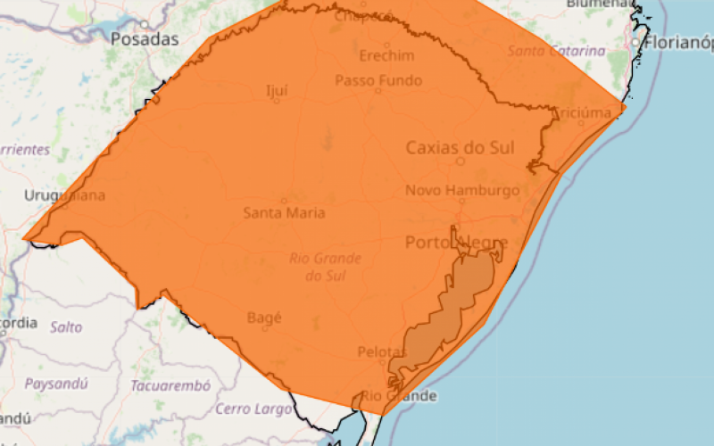 CHUVA NO RS: Inmet publica novo alerta para precipitação intensa no Estado | abc+