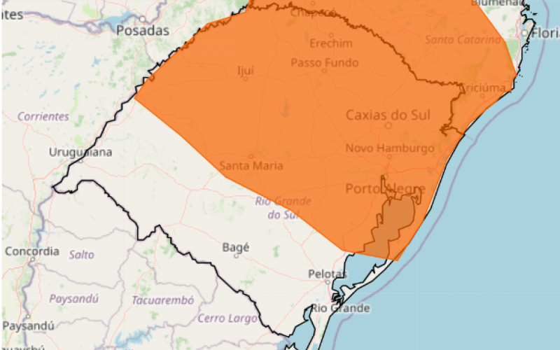 CHUVA NO RS: Inmet publica alerta vermelho para grande risco de alagamentos e cheias | abc+