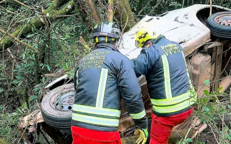Acidente aconteceu no KM 4 da RS-124, em Harmonia | abc+